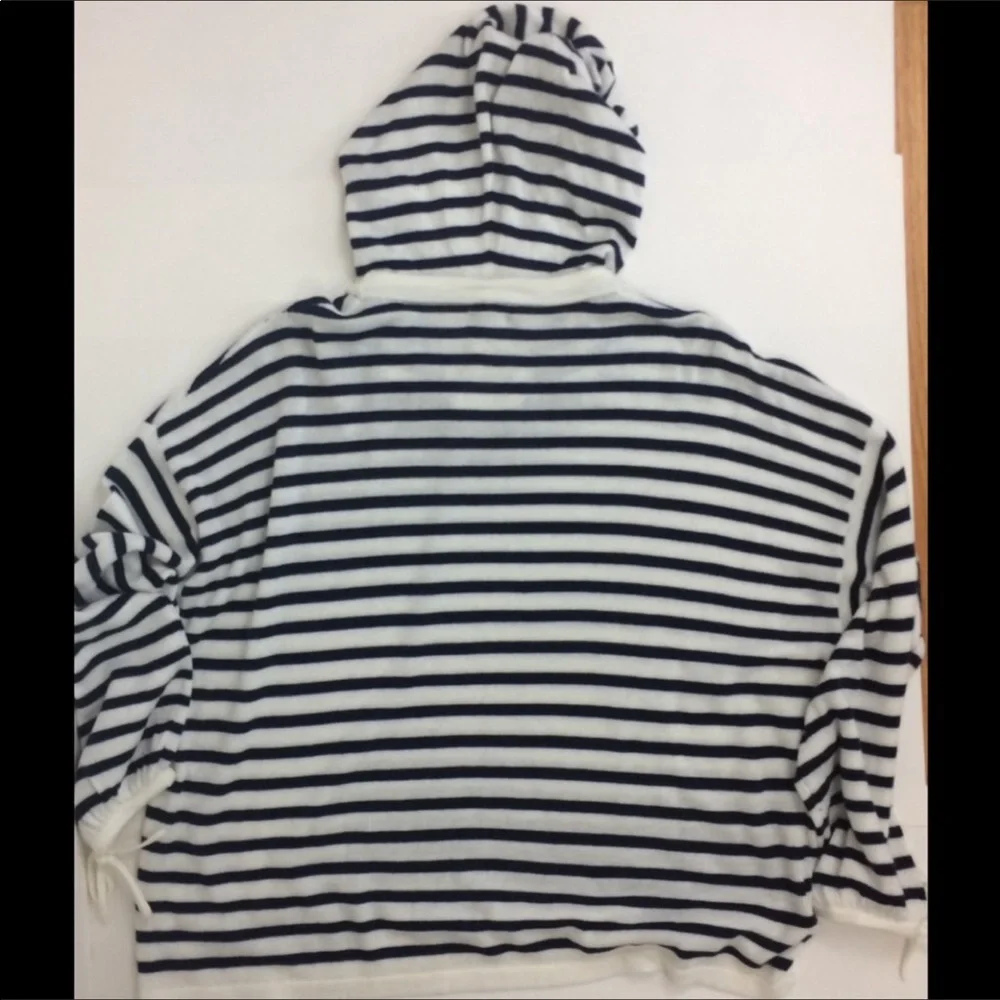 Splendid Seabound Striped hoodie Sweater Small